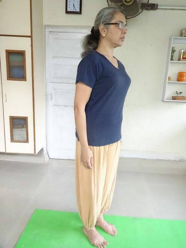 Correct standing posture