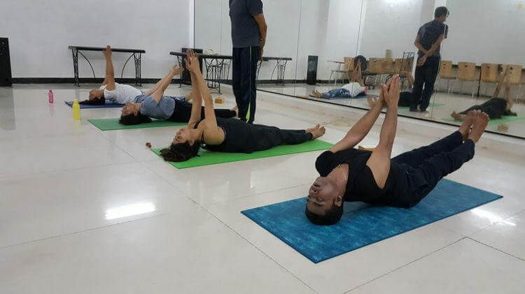  Matsyasana in yoga Asana class